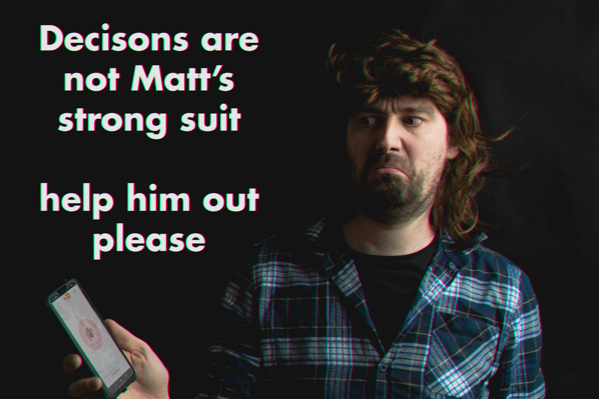 Time is of the essence and Matt still needs a lot of help to make this life changing decision.

(in)CREDIBLE <a href="/CLAYLeeds/">CLAY: Centre for Live Art Yorkshire</a> next Thursday 5th Dec 

💸🎟️ only a fiver 🎟️💸

Book Now>> bit.ly/2CycjNN <<