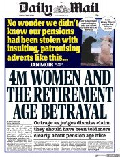 The Mail was beating the same drum only last month...