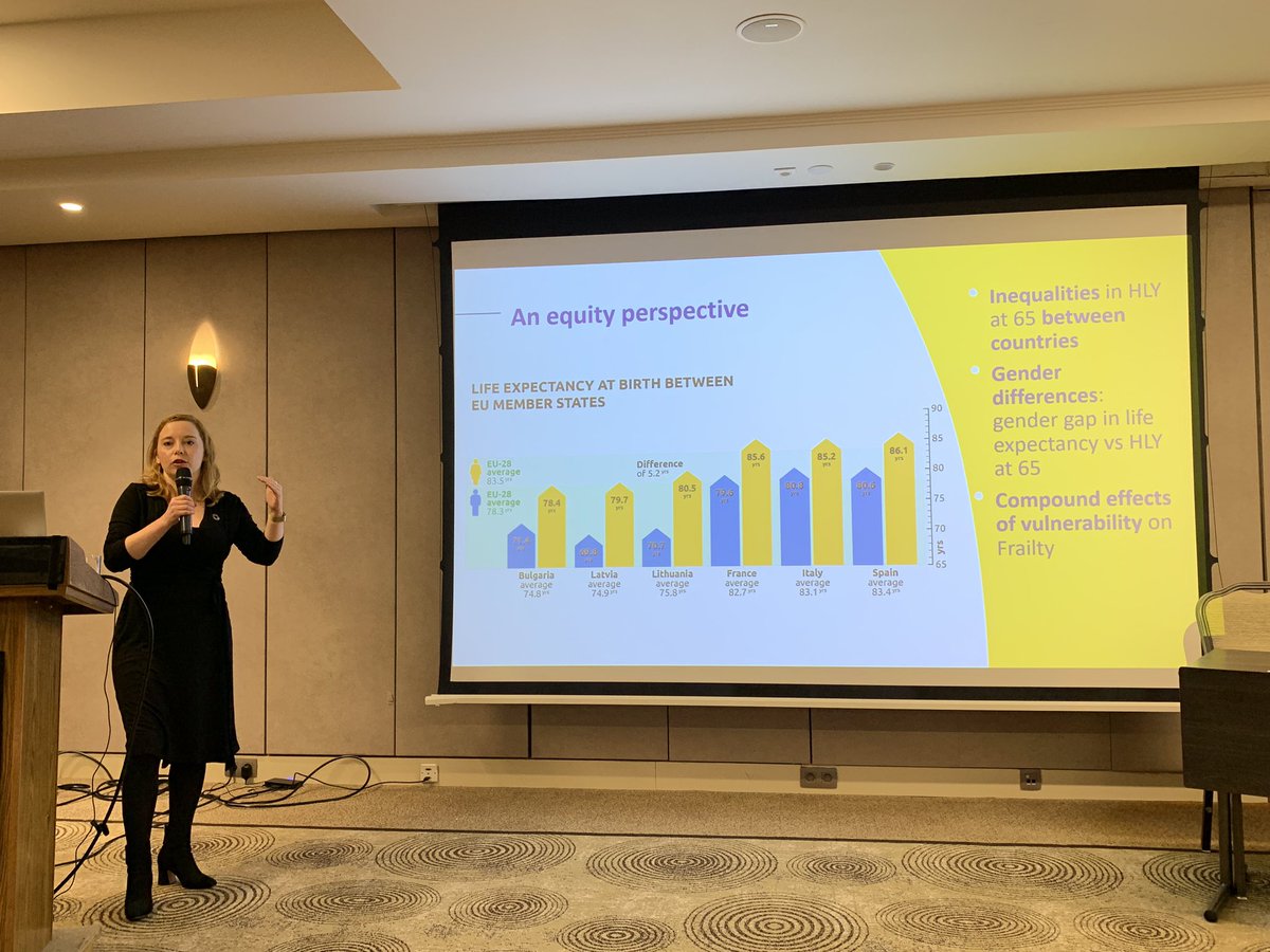 At <a href="/Advantage_JA/">Advantage JA</a> final meeting, <a href="/AlexandraLatham/">Alexandra Latham</a> <a href="/EuroHealthNet/">EuroHealthNet</a> reminds us to look at #ageing and #frailty from an #equity perspective