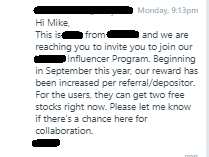 Michael_Katz11's tweet photo. How would your GURU respond to these types of offers?
shady biz
#RealTradersRealResults https://t.co/INEiTqyRKE