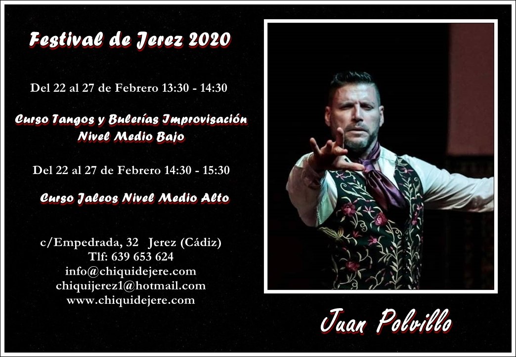 ¿Todavía no sabes donde aprender flamenco durante el Festival? #festivaldejerez #jerez #flamenco #baileflamenco