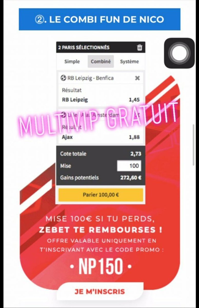 VIPdesPROS's tweet image. VIP Nico