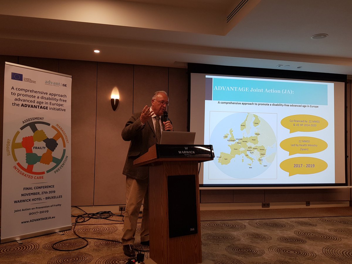 Creating awareness on frailty within the member states #advantage #Frailty #finalconference #ageing