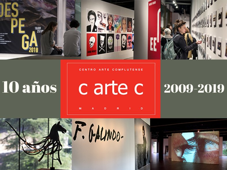 ¡Felicidades @c_arte_c  y... GRACIAS! 
Por apostar por el trabajo #artistasnoveles, por favorecer el aprecio por el #patrimoniohistórico y por conectar a la #comunidaduniversitaria con la realidad artística, social y el valor complutense.
#10añosArteUCM