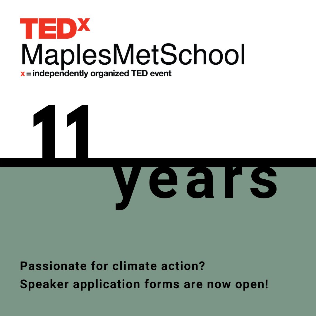 TEDx Maples Met tweet media