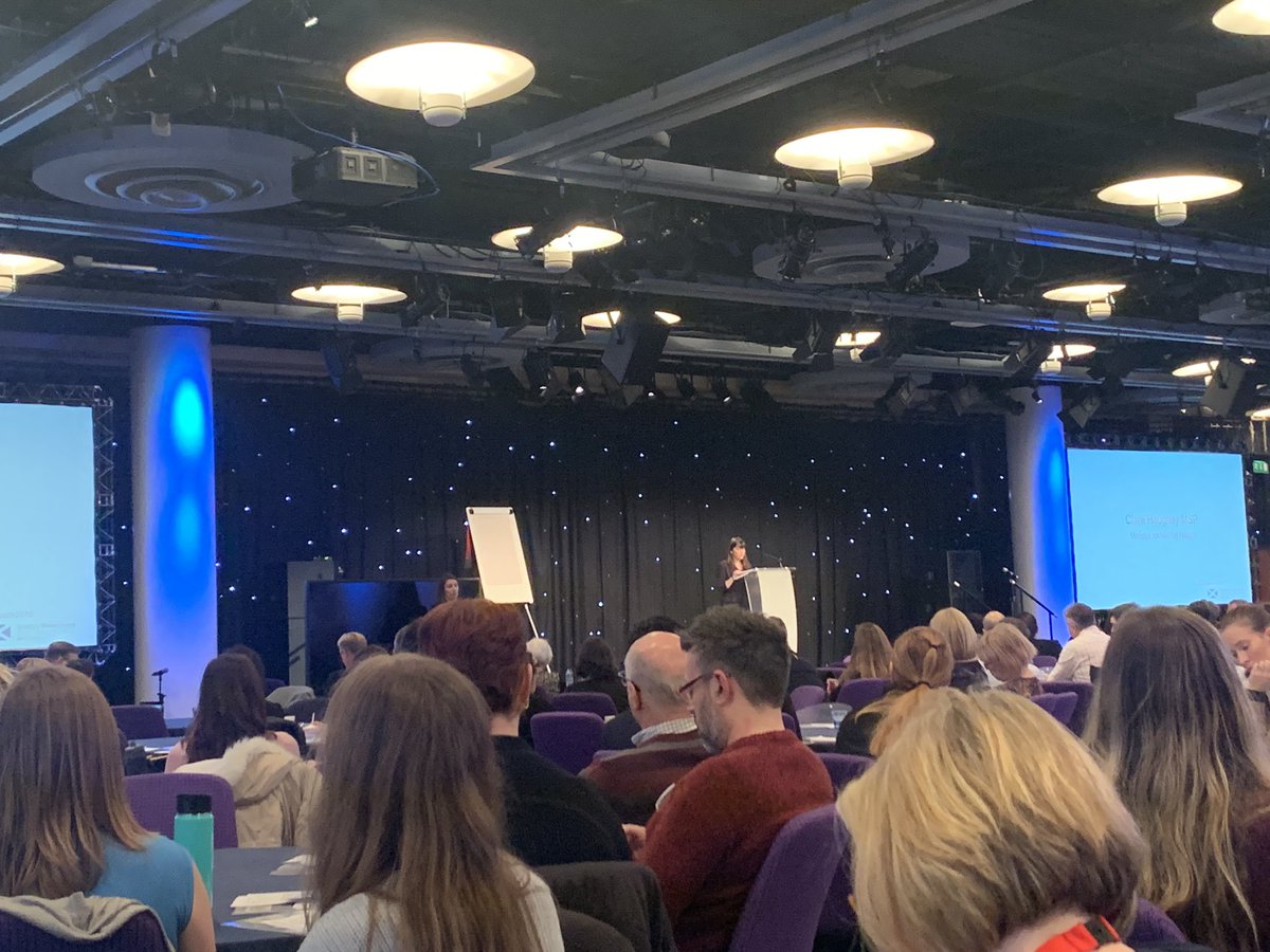 V pleased to represent @BACP at today’s  packed #scotmentalhealth2019 - Great to hear from @haughey_clare &  @cllrStu on progress against MH strategy, including the roll out of  counselling across Scotland’s schools, colleges & universities