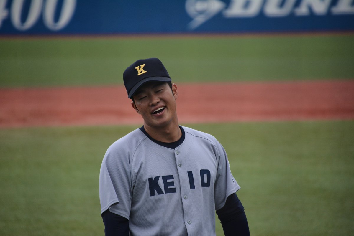big6_ebiebi's tweet photo. 嶋田の選手宣誓を見てみたかった気もしますが、やらかしそうなので副将でよかったです。嶋田副将、来年は声と同じくらい大きな当たりを楽しみにしてます。 https://t.co/y0KqTGl0Ap