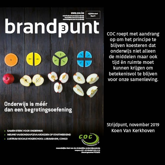 COConderwijs's tweet photo. Deze week valt de nieuwe Brandpunt in de bus. In Strijdpunt gaat @COC_secgeneraal dieper in op de besparingen die de begroting voor onderwijs in petto heeft. Dat artikel kan je alvast lezen op https://t.co/8H8BWeTLXR. Veel leesplezier! https://t.co/fxJSIbFxpK