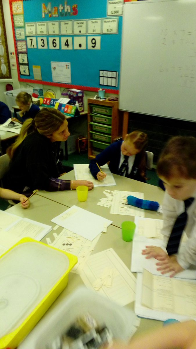 StCuthbertsPri's tweet photo. #Year4 practising their timetables and reasoning skills with their parents this morning #MathsBreakfast #StCuthbertsMaths https://t.co/4AJE9O05Zf