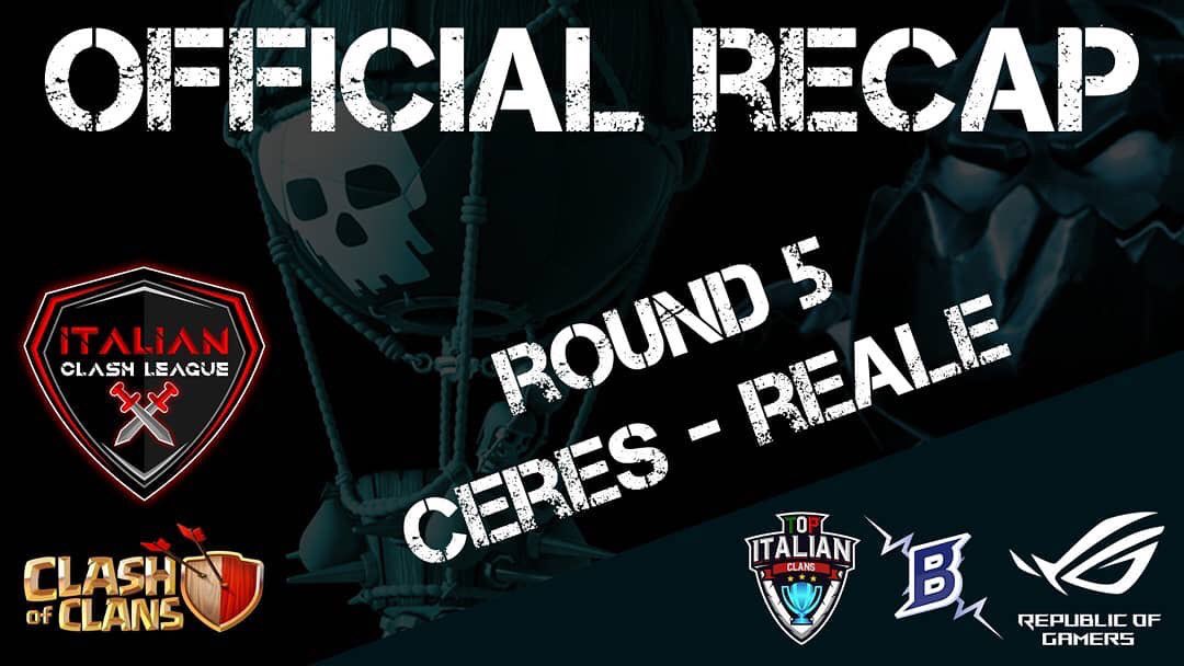 _GamersHouse's tweet photo. ITCL IV, Recap Round 5 Ceres and Reale is on line๐
https://t.co/VbY0tCZJx2
#clashofclans #clashevent #clashaddict #tournament #war https://t.co/xLBLTmcBAB