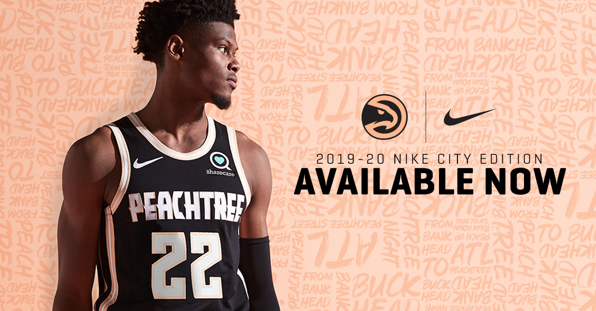 Atlanta Hawks 2019-20 City Edition 'Peachtree' Jersey : r/AtlantaHawks