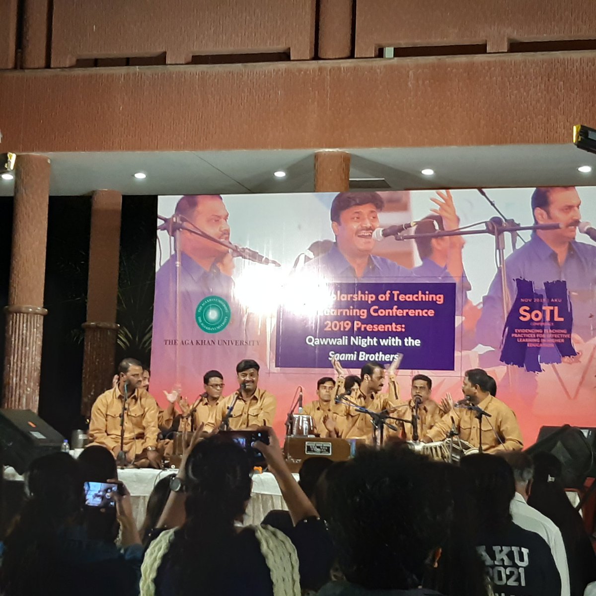The day full of learning experiences ends with a Qawwali night
#sotlc <a href="/AKUGlobal/">Aga Khan University</a> <a href="/aku_qtl/">AKU QTL</a>