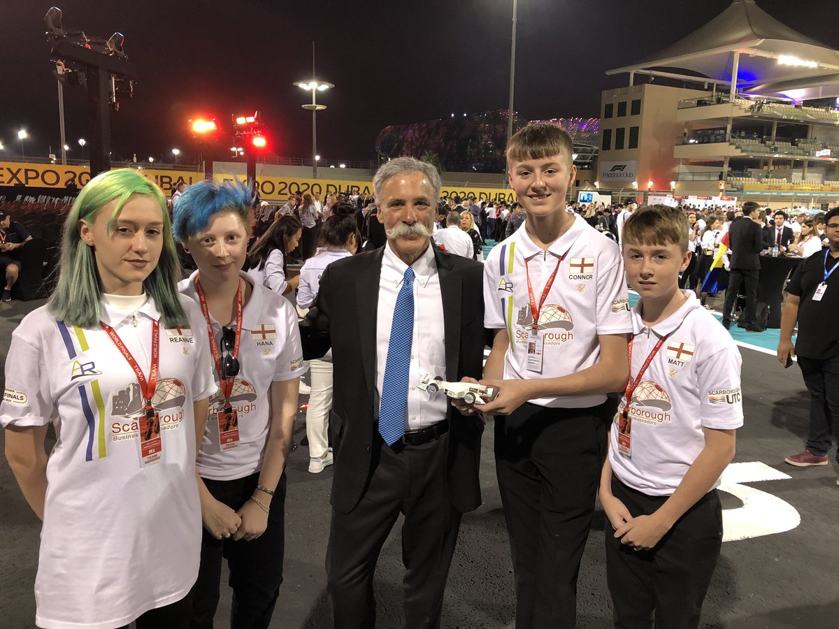 ScarboroughUTC's tweet photo. #awardsevening #turn1oftheF1track #f1inschoolsworldfinalabudhabi #avidityracing https://t.co/YNiEstP8YD