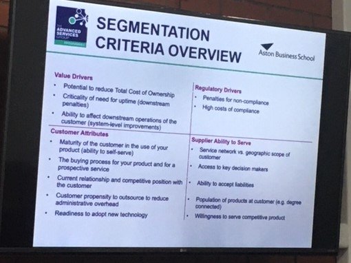 AandMEDM's tweet image. Cases studies &amp;amp; discussion at @AstonBusiness #AdvancedServices roundtable. Good to chat to #manufacturing #smes inc @aeaerospace  
@_Servitization #UKmfg #GBmfg