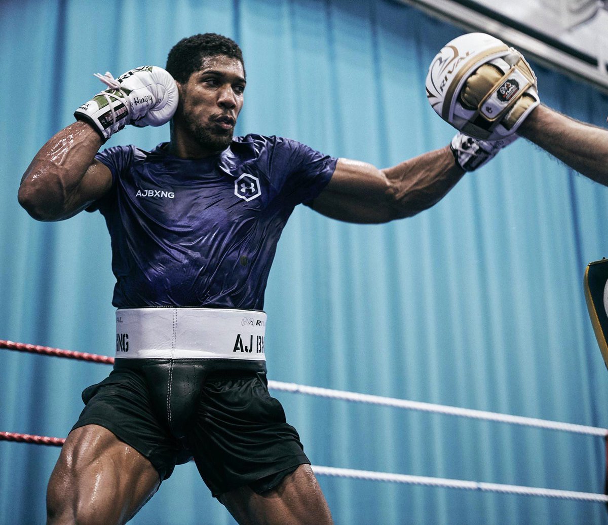 anthonyjoshua's tweet image. HUNGRY 🦁