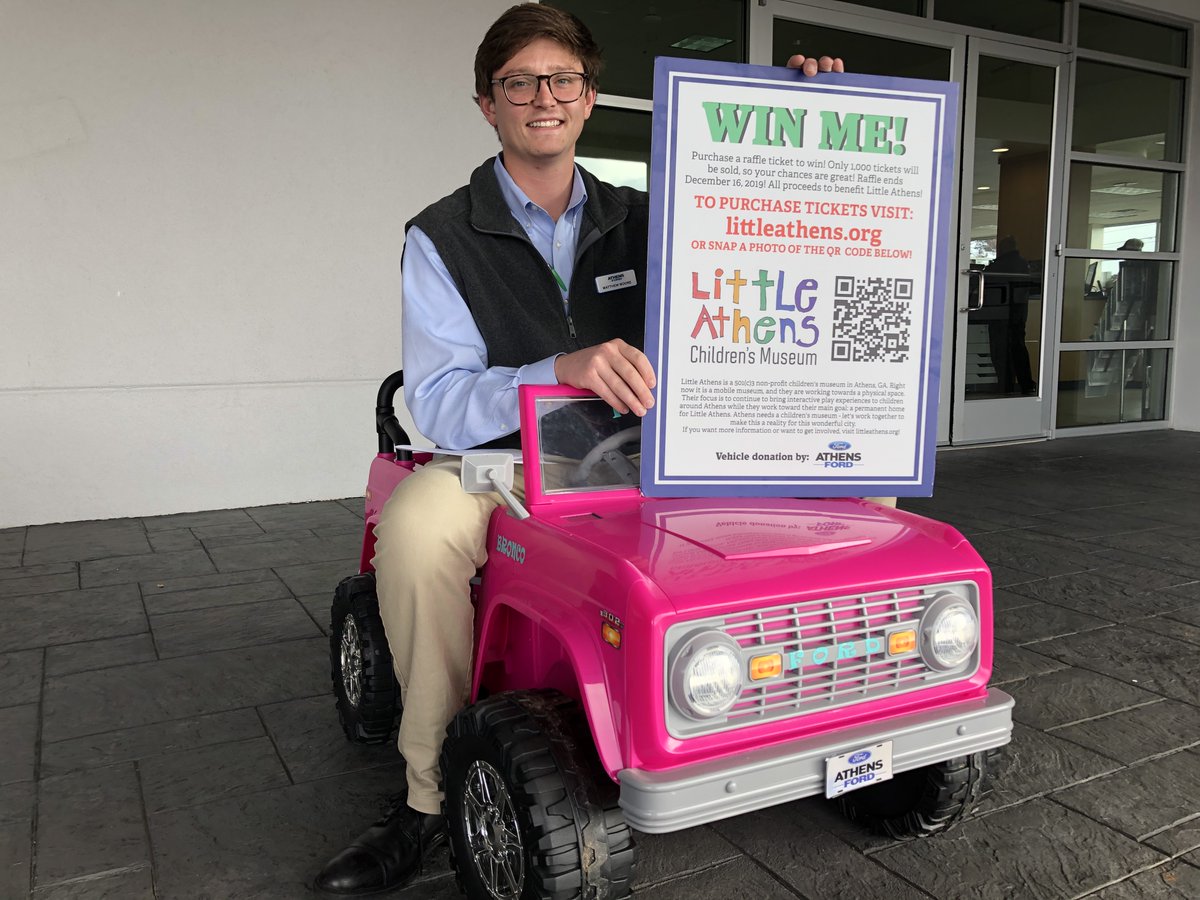 First look at the new Bronco! Tickets to win this beautiful Bronco can be purchased at littleathens.org/product-catego…. Don't miss out on your chance to win BIG this holiday season and support Little Athens while doing so 😀