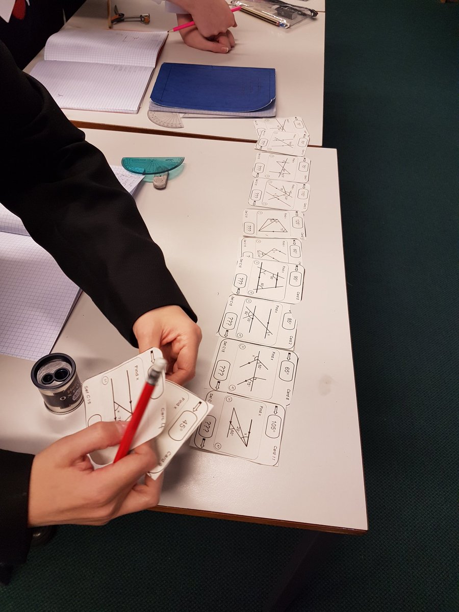 MsLumsden1's tweet image. My S1's did a great job today revising their angle skills with a #collaborative_learning loop card task. Brilliant to see the pupils supporting one another and taking ownership for their learning. @BraesHighMaths