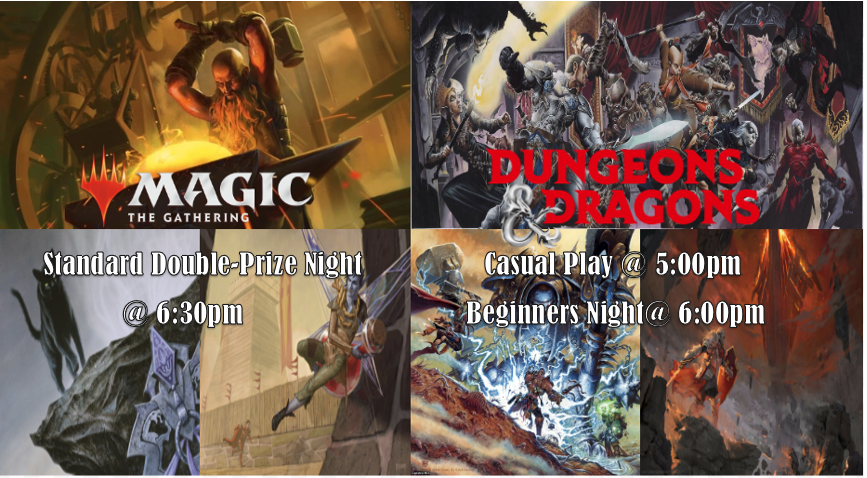 Looking to get some last minute gaming before traveling out for Thanksgiving? How about coming down to Gamer's Gambit to play in some of our events. If D&amp;D and Magic the Gathering aren't your thing, we have dozens of board games to try out and plenty of space to do so! #MTG #CT