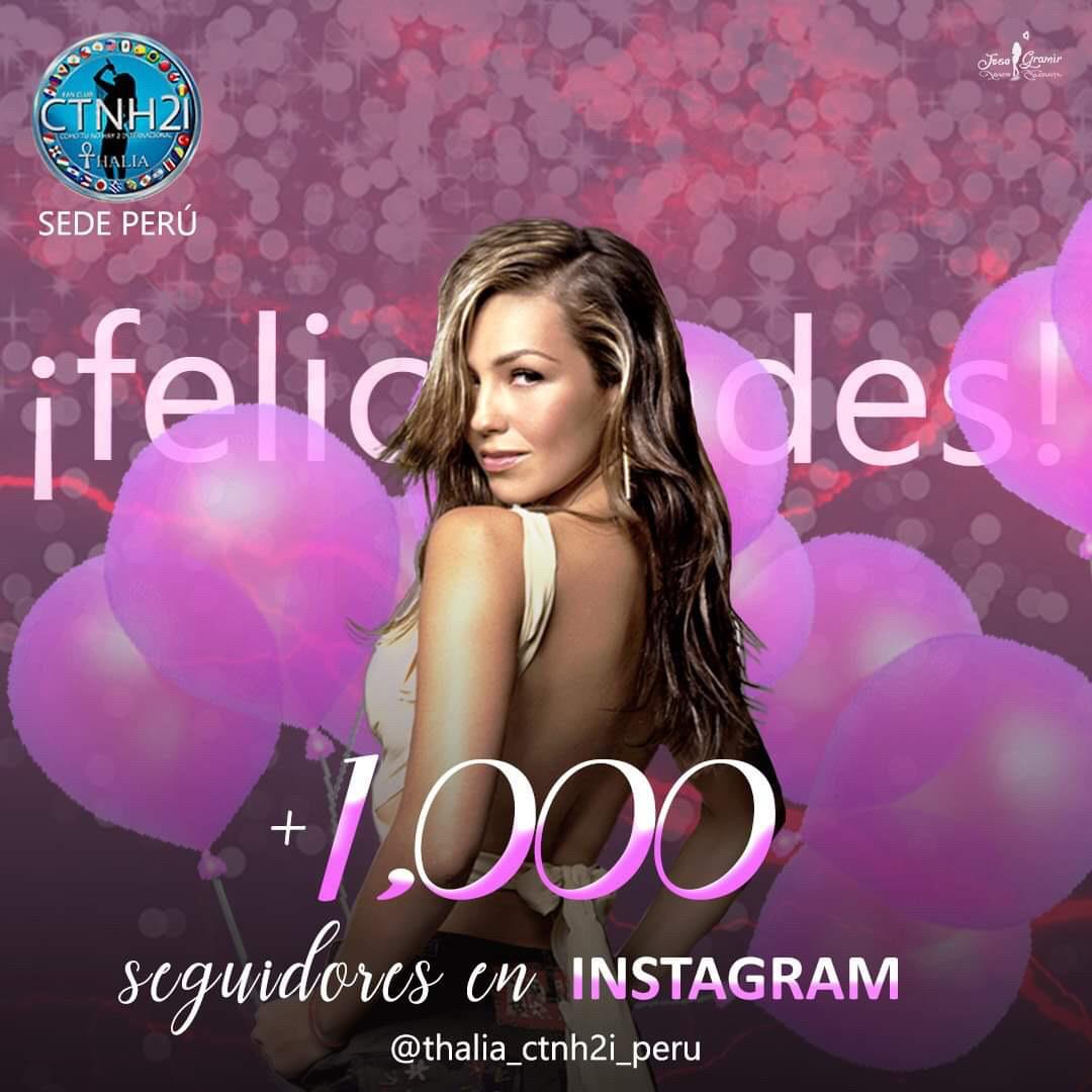 thalia_ctnh2ipe's tweet photo. 👏👏 ¡Gracias por seguirnos en nuestras redes sociales! y ser parte de esta #thalifamilia @thalia y #CTNH2I,si aún no nos sigues te invitamos a que lo hagas y apoyar a nuestra reina 👑 en todos sus proyectos, sigamos haciéndolo te invita #CTNH2I #SedePeru ❤❤❤@thalia_ctnh2ipe https://t.co/8XX0Rmsa0z