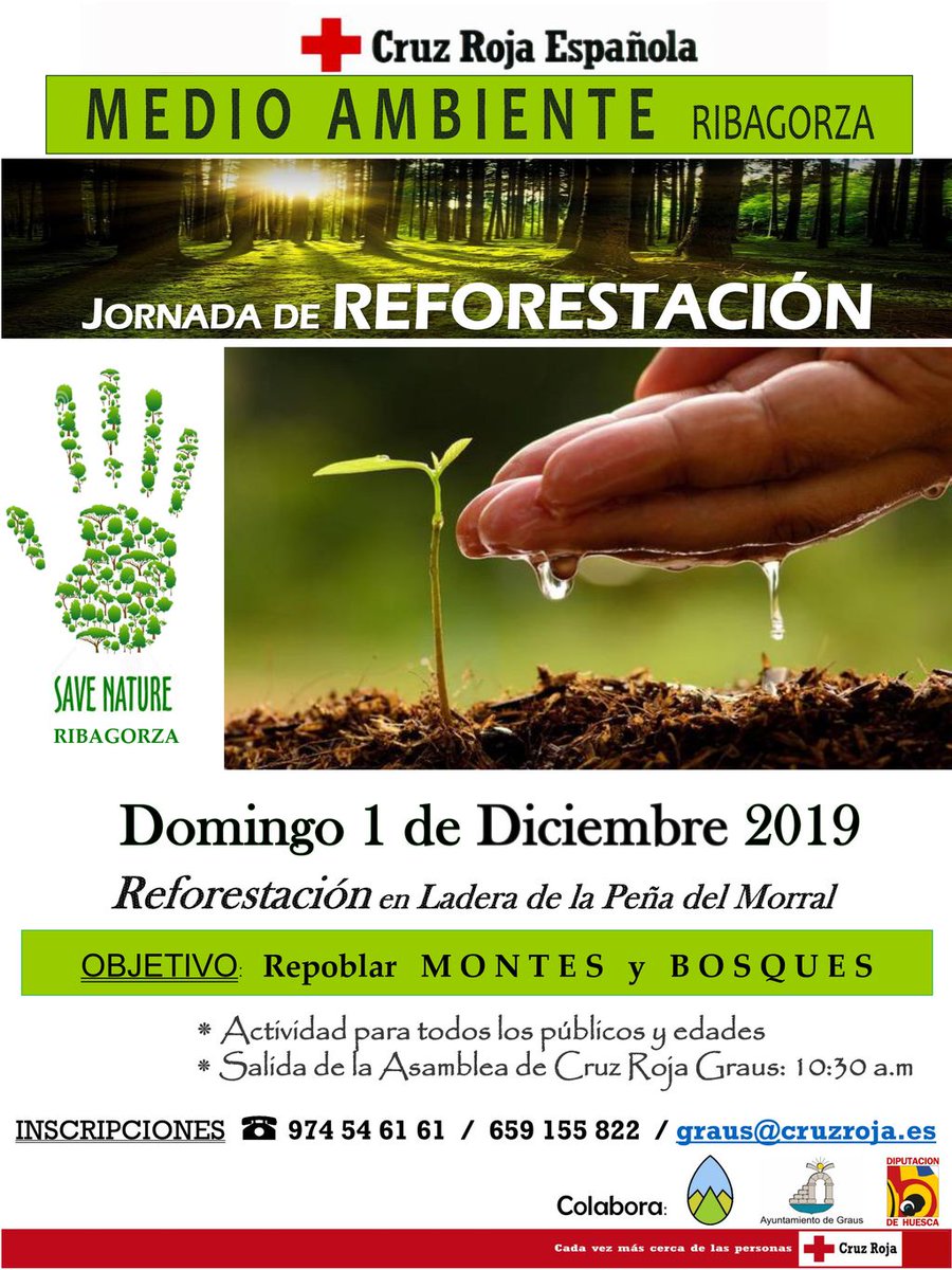 El domingo 1 de diciembre celebramos una jornada de reforestación en la "Ladera de la Peña del Moral" ¿Te unes?