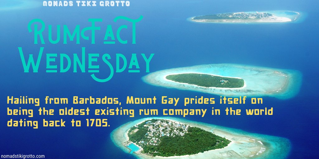 It's Rum Fact Wednesday! Holy rumballs, rum has been around since 1705.