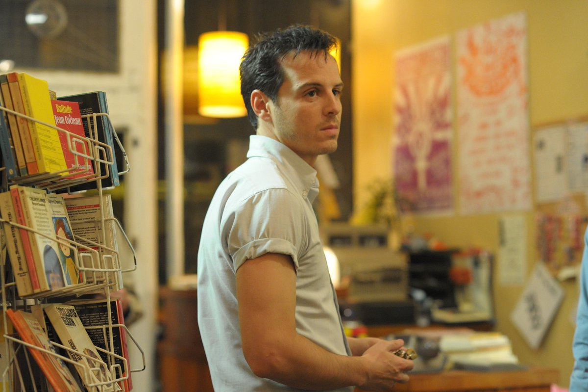 Andrew Scott in PRIDE (2014, dir. Matthew Warchus)One of Scott's best and quietest performances, he plays a man confronting his traumatic past when we returns to his home country of Wales.Review:  https://seventh-row.com/2014/09/26/pride-matthew-warchus/