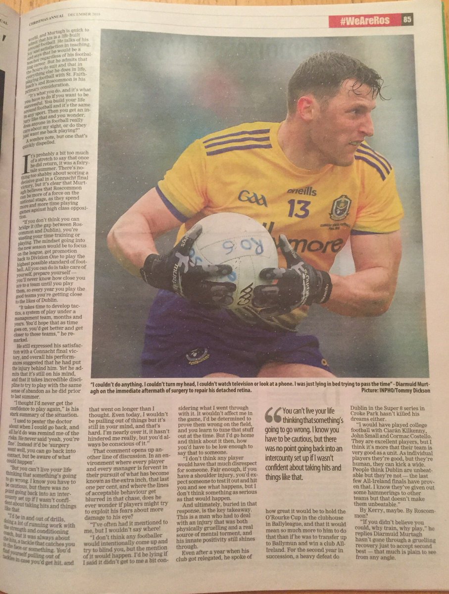 Fantastic and insightful (pun intended @lonesharkoy 🤭) in the #WeAreRos edition of the @RoscommonHerald