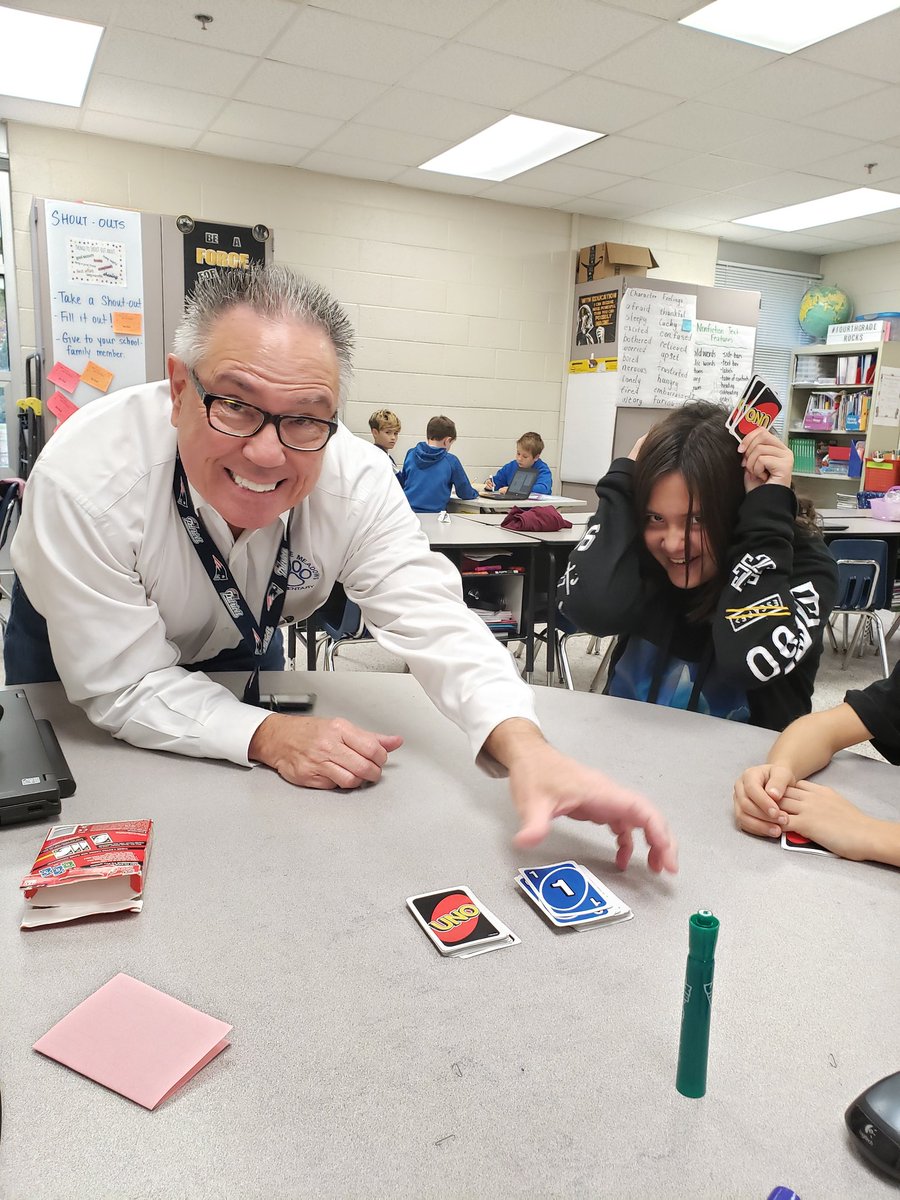 chrissie_mahl's tweet photo. Recess gets intense when the principal joins your class for a game of UNO!
#hewon
#rematchsoon
@BeachSupe 
@CharlesSpivey7 
@vbschools 
@pmesvb https://t.co/5Slj79vIFH