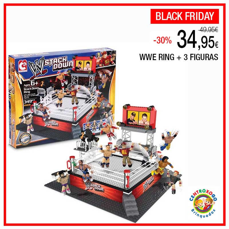 Centroxogo's tweet photo. Cria o teu próprio universo WWE com este conjunto de jogo.
Inclui 3 figuras: John Cena, The Miz e um árbitro. Cada figura tem 5,7 cm de altura e vários pontos de articulação!
https://t.co/1HJEErXsDd https://t.co/W6P7fDfHfY