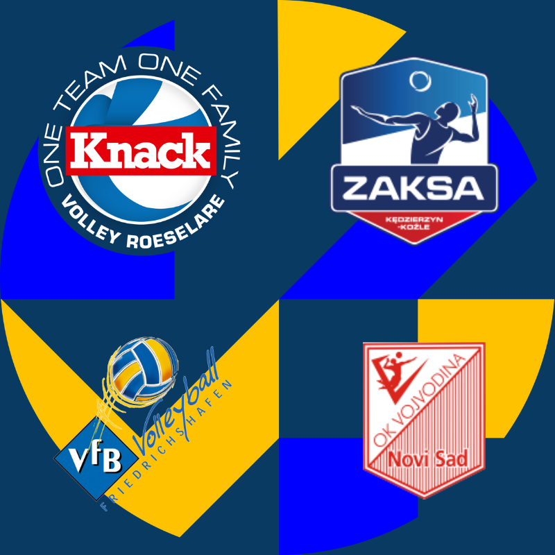 KnackRoeselare's tweet photo. Al onze tegenstander zijn gekend. Naar wie kijk jij het meest uit?
#CEVolleyM
#CEVolleyCL https://t.co/GHcSgvqC6Q