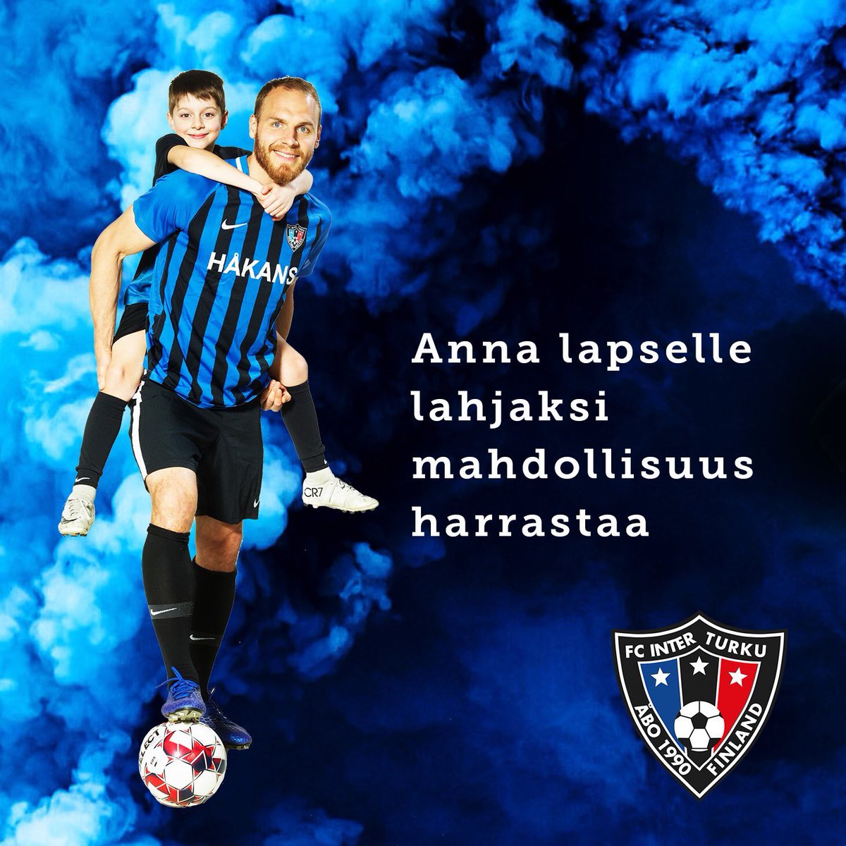 Jalkapallo kuuluu kaikille 💙🖤

Mitä jos perinteisten joulukorttien ja yrityslahjojen sijaan yrityksenne tukisi tänä vuonna lasten harrastusmahdollisuutta?

Lue lisää ja lahjoita: fcinter.fi/yrityksille/jo… #fcinterturku #fcinterjuniorit #enemmänyhdessä