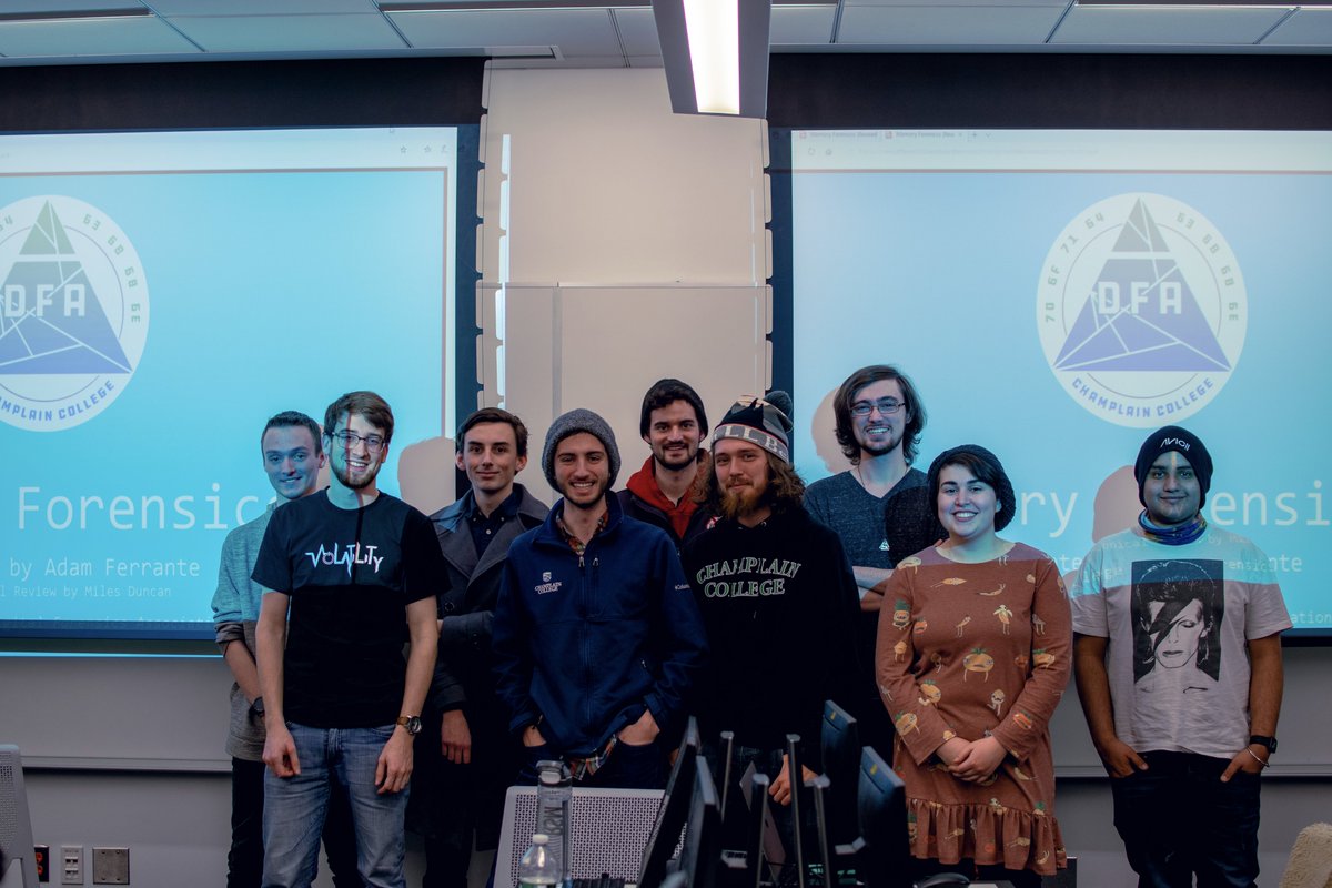 Last week the DFA visited SUNY Albany's <a href="/ualbanyCDO/">UAlbany Cyber Defense</a> for an educational and networking event! We had the opportunity to run a hands-on Memory Forensics workshop created by <a href="/ferran7e/">Adam Ferrante</a>, and networked with over 60 students studying security and forensics! What a great experience!
