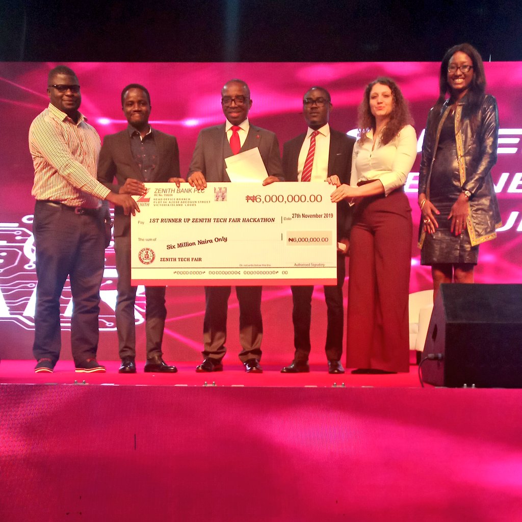 thecondia's tweet photo. Meet the zenathon winners: @octaveanalytics, Neo Haul and @Requidapp in addition to the prize-money, they will be joining @Seedstars acceleration

All the other nine finalists will also receive ₦1 million each #ZenithTechFair2019 #ZenithTechFair https://t.co/jSHOpwzTAO