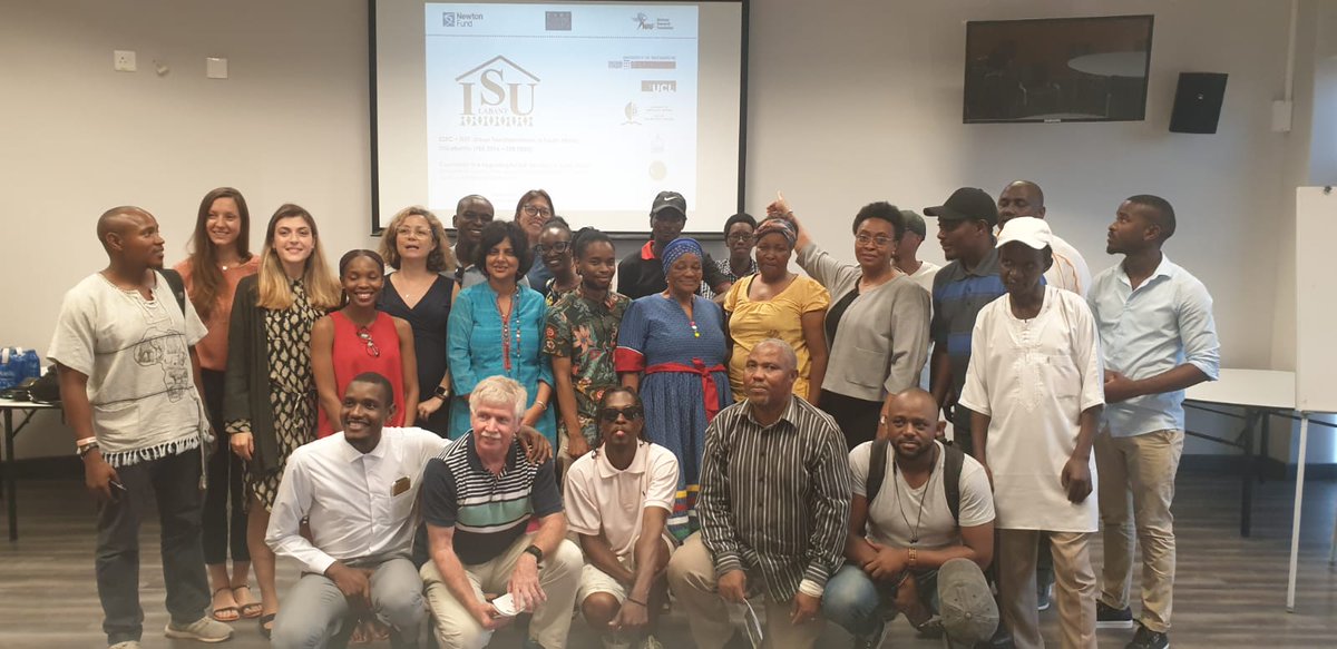 ISULabaNtu's tweet photo. Excellent 1st day of @ISULabaNtu dissemination dissemination in Durban w/@eThekwiniM, Comunity Researchers, @SASDIAlliance, @UniWestminster, @CEGE_UCL &amp; @UKZN. Great discussion on project findings and strong demand for future partnerships &amp; upscaling the programme in wider Africa https://t.co/D44dv7rJ1M