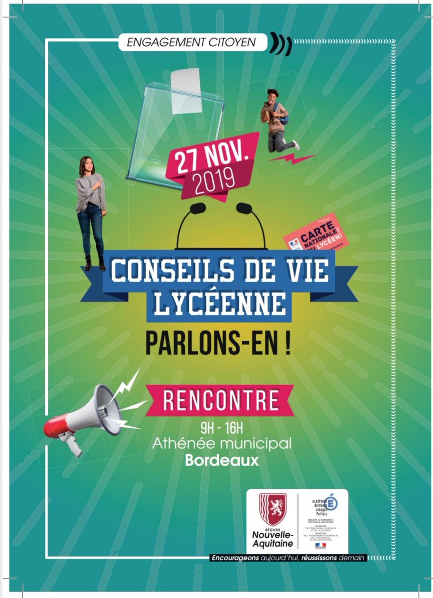 Celinebdlr's tweet photo. Le #CVLParlonsen sur l'engagement des lycéens pr l'eco-responsabilité, c'était aujd!
@herryconseil et @UNSS_Bordeaux étaient présent pr animer un atelier sur l'événementiel resp. et durable.
L'écho a fait grd bruit ! 💪🌱 https://t.co/k6qa82A2eb