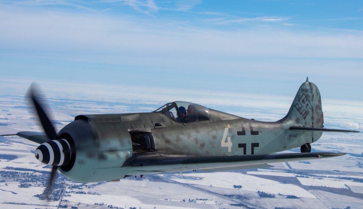 #warbirdwednesday First flight! 🙌 #fw190 <a href="/EAA/">EAA</a>