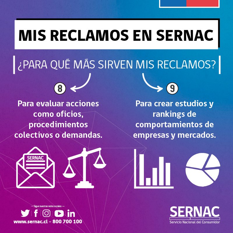 SERNAC tweet media