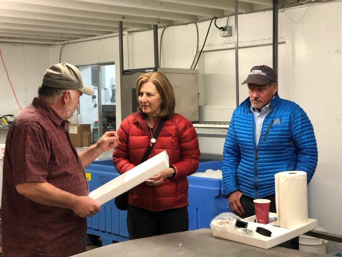 TroutlodgeInc's tweet photo. Congresswoman Kim Schrier visits Troutlodge. Read more about her visit. https://t.co/3Rn4oRCnZQ https://t.co/UojHrUBUMG