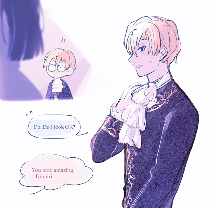 high school au where dimitri and felix are asked to play a prince and a princess...??...... 