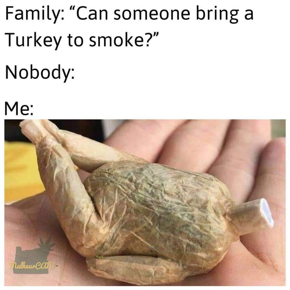 Hope your Thanksgiving is 🔥! 😊🌿💨😁