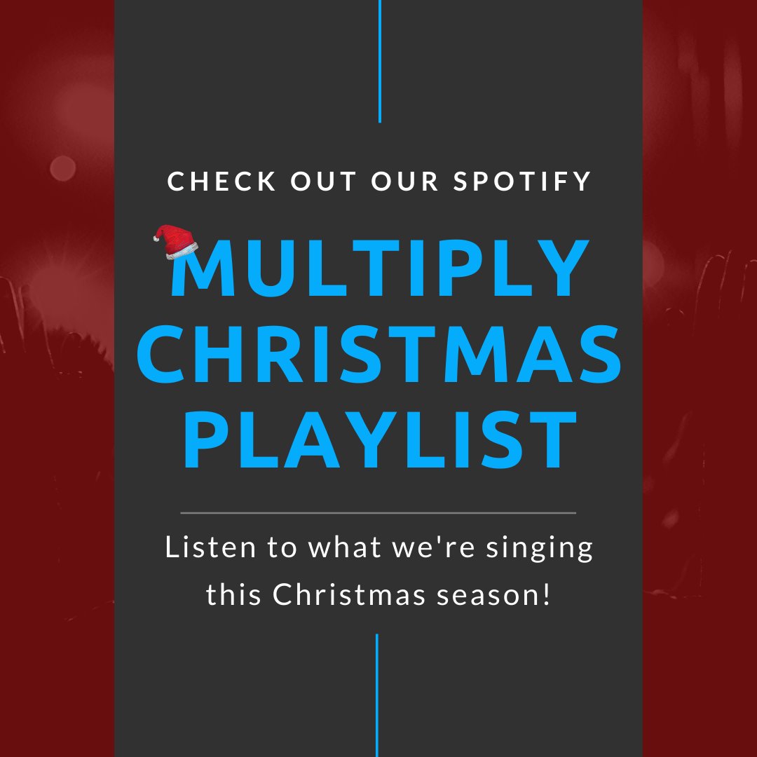 multiplycalgary's tweet photo. We're getting ready for the Christmas season at Multiply Church! Check out our Spotify Playlist of Christmas songs we'll be singing next month! https://t.co/Jr7ji9kBRc #TisTheSeason #MerryChristmas #MultiplyCalgary #ChristmasMusic https://t.co/hLD5sPffQr