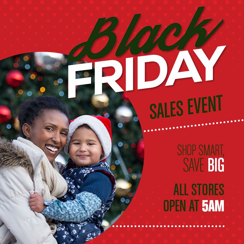 LABoardwalk's tweet image. Black Friday is almost here! Are you ready to shop till you drop and SAVE big on items for the whole family?? All stores open at 5 AM Friday!