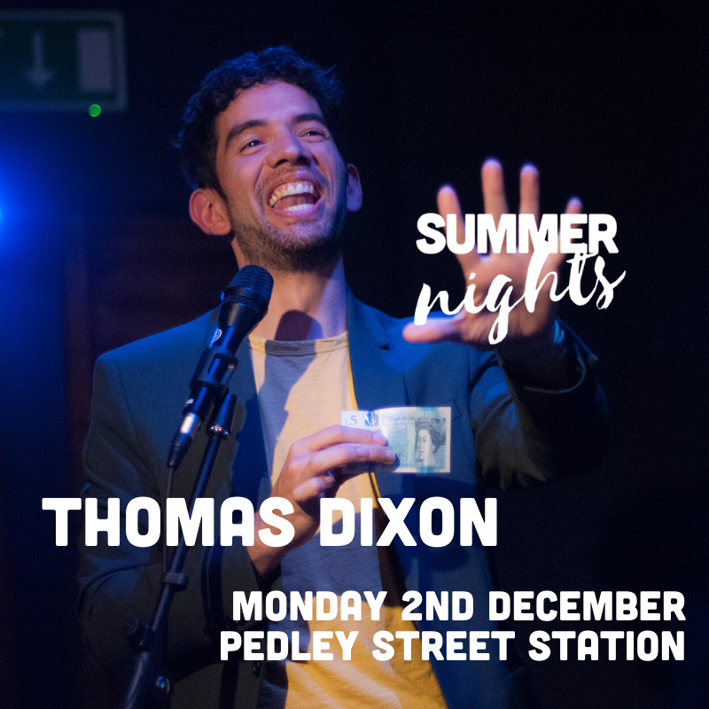 SummProductions's tweet photo. 📣ACT ANNOUNCEMENT📣⁠Thomas Dixon! He's back because we simply can't get enough...if you missed him previously, come join us for #SummerNights at #PedleyStreetStation Monday 2nd December, it'll be magical! 

Tickets on sale now!⁠⁠
⁠
#summerproductionsuk #summernightsevents https://t.co/EA5NVc8HtI