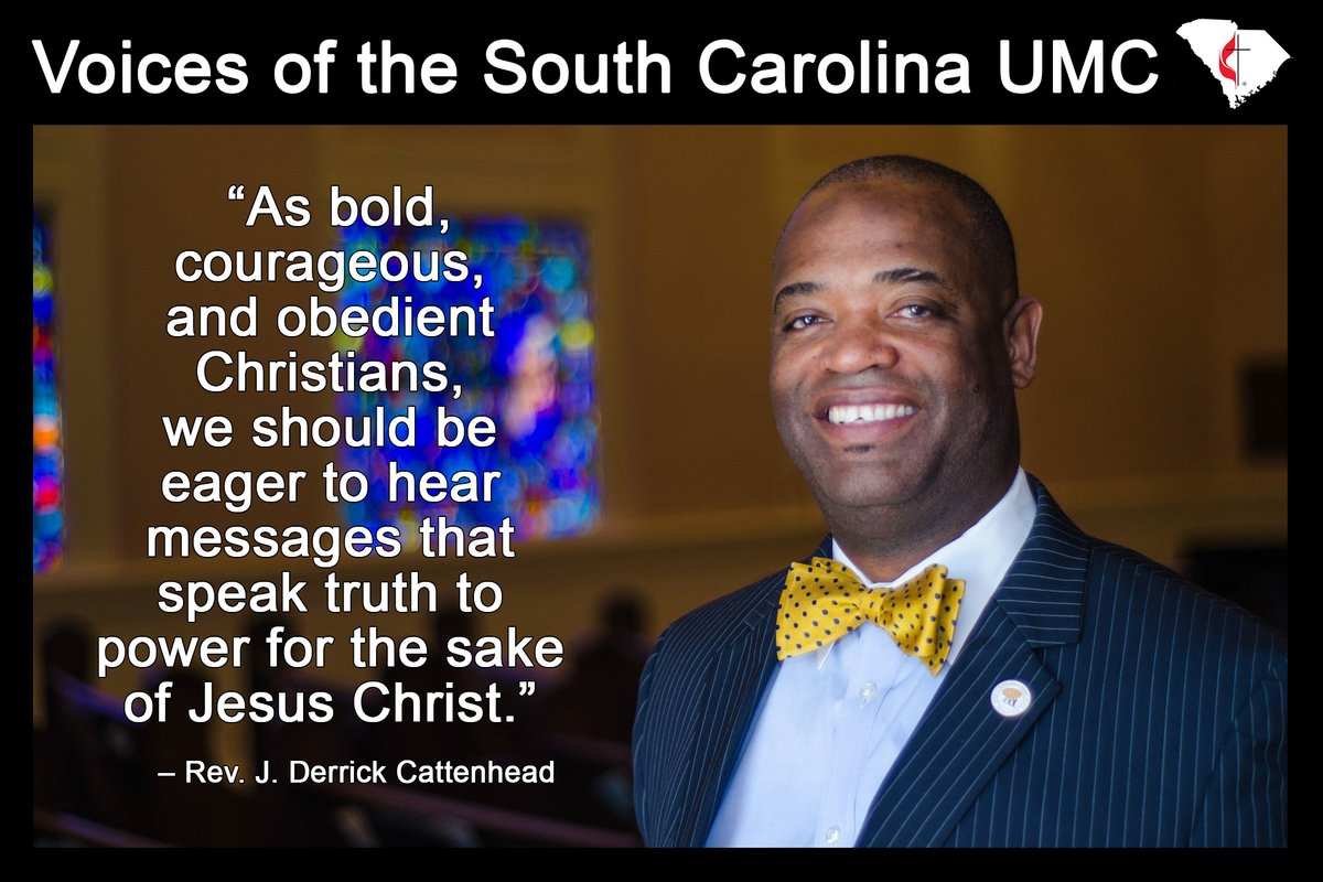 UMCSC's tweet photo. The Rev. J. Derrick Cattenhead is associate pastor @CUMC_Florence in the Florence District, where @RevTerryFleming is the district superintendent. #umcSCvoices #AFutureWithHope @SeminaryGammon @UofSC @ITCEducation @apa1906NETwork https://t.co/HqEyd0ABHg
