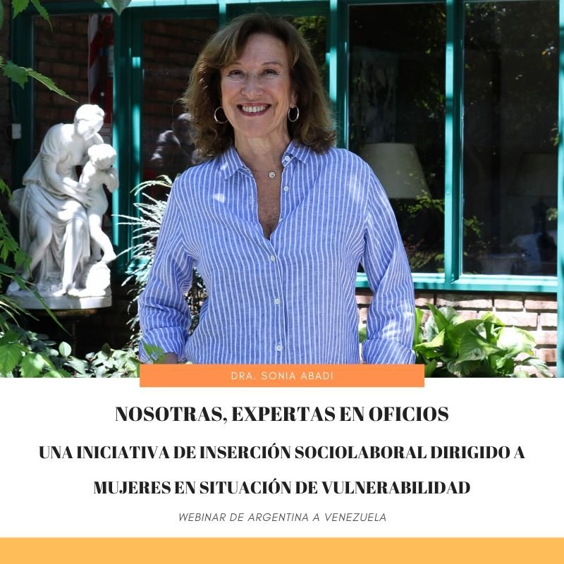 soniaabadienred's tweet photo. En breves minutos estaré brindando un webinar para una red de mujeres en busca de la inserción sociolaboral @_nodosocial ... De Argentina a Venezuela directo! Un placer poder aportarles una perspectiva de #RedesHumanas y #RedesVivas para un futuro digno y colaborativo 💪🏻 https://t.co/82yL82iark