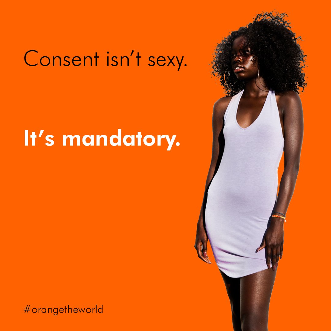 -Consent Is never assumed or implied
-Can never be obtained through threats or coercion
-Can't be legally given if you're drunk or high
-Is no longer valid if someone changes their mind
-Is not silence
@wegroupja @healthrightsja #orangetheworld #16days @united.nations @unwomen