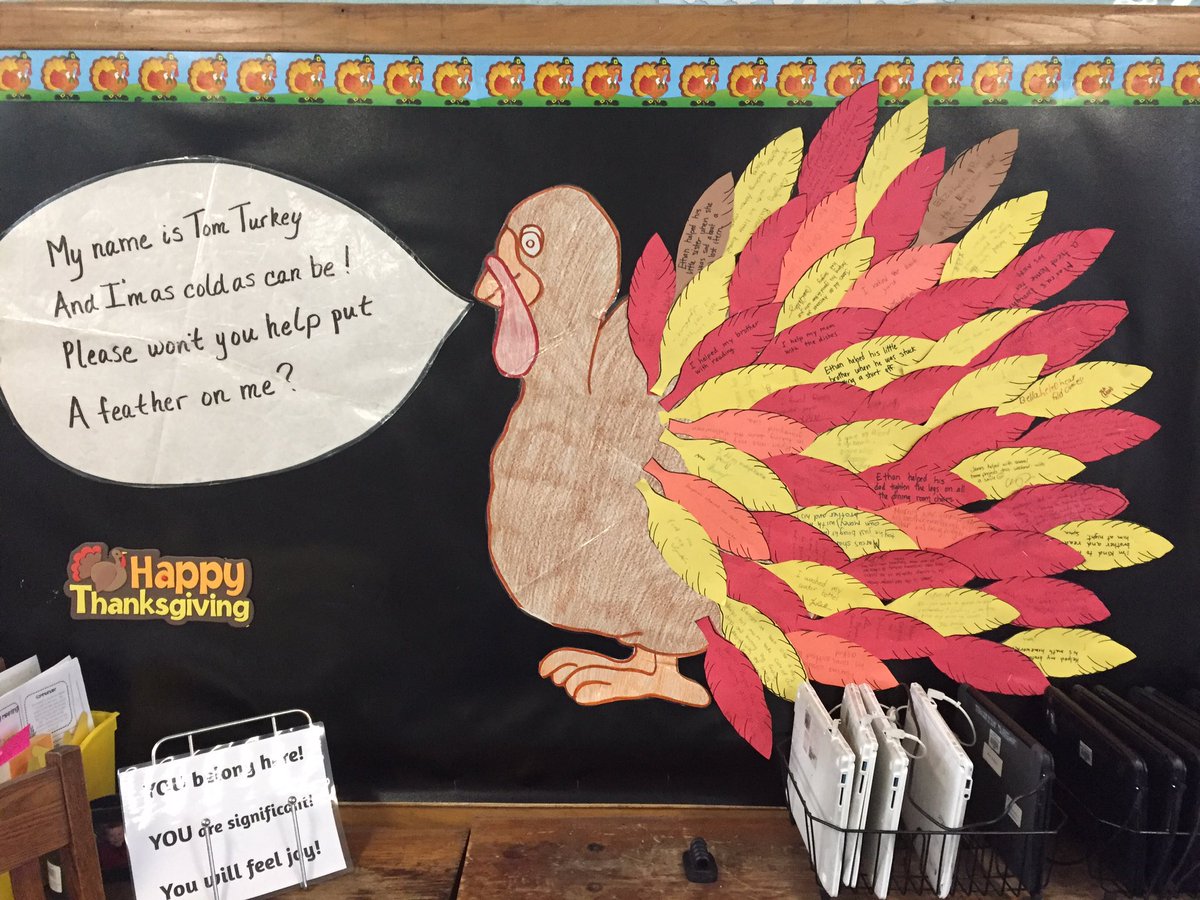 kgazard1's tweet image. Tom Turkey is TOASTY now that he’s covered in kindness feathers!! #180daysofjoy #kindnesschallenge