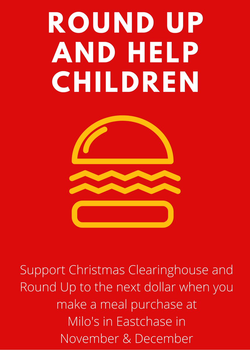 Don't forget to fuel up while you are out doing last minute Thanksgiving shopping and grab a bite at Milo's in Eastchase! Round Up when making your purchase to support HandsOn River Region!

Proceeds support Christmas Clearinghouse, which impacts over 10,000 individuals annually.
