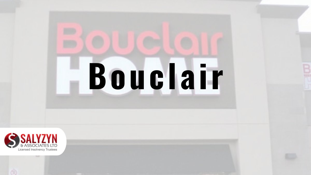 mydebtfix's tweet image. Retail is a tough business! Bouclair files notice of intent to file a proposal to its creditors. 

#proposal #noticeofintent #bouclair #bankruptcy #settlement #creditors #debt #business #home