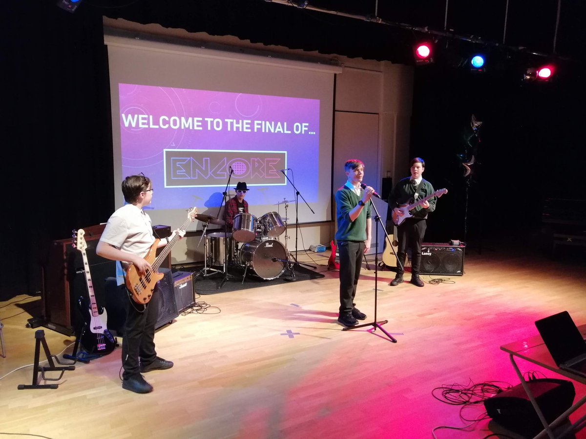 Sound checking for the Encore final tonight. Looking forward to meeting our judges from <a href="/theslowday/">the slow day</a> Good luck to all involved.